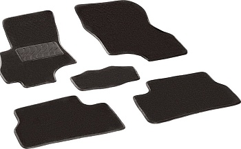 Коврики в салон для Hyundai Accent II "Lux" ворс, черный