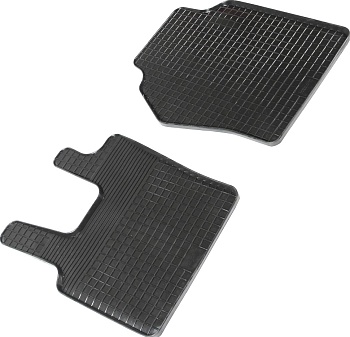 Коврики в салон для Scania R124 "Сетка" резина, черный