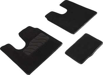 Коврики в салон для MAN TGA "Lux" ворс, черный