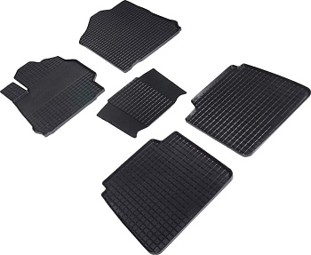 Коврики в салон для Toyota Camry VII (XV50) (Прав. руль) "Сетка" резина, черный