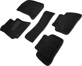 Коврики в салон для Mercedes-Benz CLS II (C218) (Рестайлинг) "3D" ворс, черный