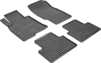 Коврики в салон для Infiniti G 35 "Сетка" резина, черный