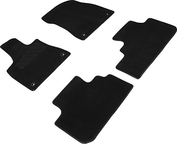 Коврики в салон для Lexus RX IV "Lux" ворс, черный