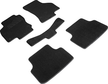 Коврики в салон для Audi A3 IV (8Y) "Lux" ворс, черный