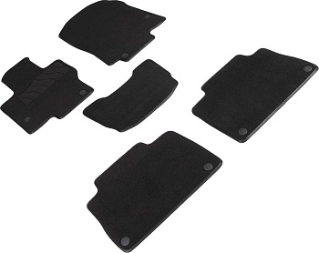 Коврики в салон для Mercedes-Benz GLE Coupe II (C167) "Lux" ворс, черный