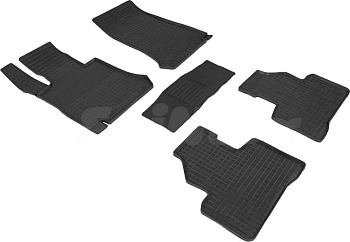 Коврики в салон для Mercedes-Benz GLC AMG I (X253) "Сетка" резина, черный