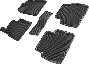 Коврики в салон Eva "3D" для Mazda CX-5 II "Ромб" ЭВА, черный