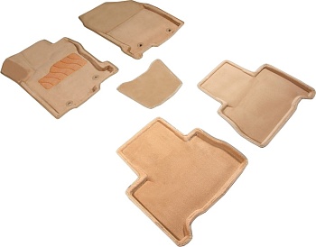 Коврики в салон для Lexus NX I "3D" ворс, бежевый