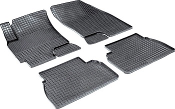 Коврики в салон для Chevrolet Epica V250 "Сетка" резина, черный