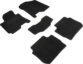 Коврики в салон для KIA Cerato III "Lux" ворс, черный