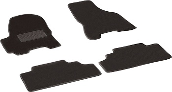 Коврики в салон для KIA Sportage II "Lux" ворс, черный