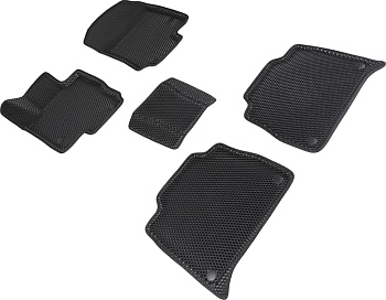 Коврики в салон Eva "3D" для Mercedes-Benz GLE II (V167) "Ромб" ЭВА, черный