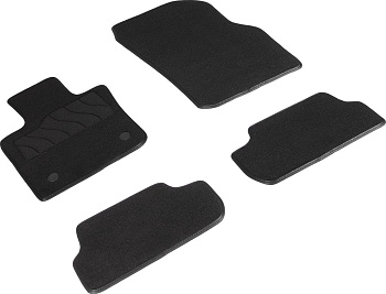 Коврики в салон для MINI Hatch III (F55/F56) "Lux" ворс, черный