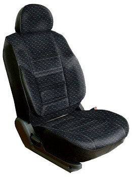 Авточехлы на Daewoo Nexia I (Рестайлинг) "Трио" жаккард/экокожа, штриховые линии