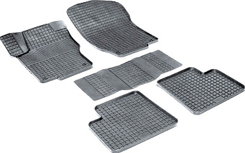 Коврики в салон для Mercedes-Benz GL-Класс I (X164) "Сетка" резина, черный