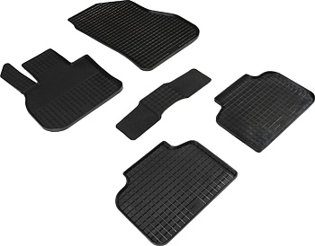 Коврики в салон для MINI Countryman II "Сетка" резина, черный