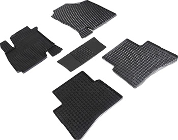 Коврики в салон для JAC S3 "Сетка" резина, черный