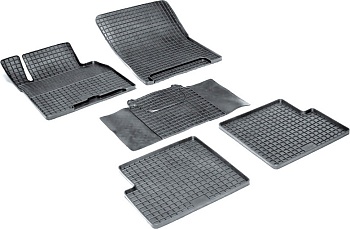Коврики в салон для Mercedes-Benz G-Класс (W463) "Сетка" резина, черный