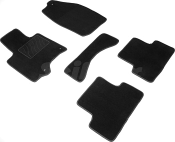 Коврики в салон для Infiniti EX 35 I (J50) "Lux" ворс, черный