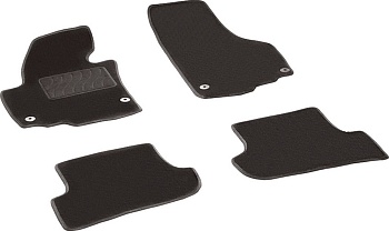 Коврики в салон для Skoda Yeti I "Lux" ворс, черный