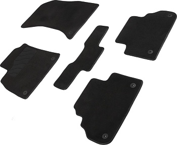 Коврики в салон для Audi Q5 II (FY) "Lux" ворс, черный