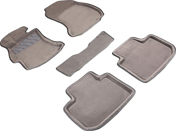 Коврики в салон для Subaru XV I "3D" ворс, серый