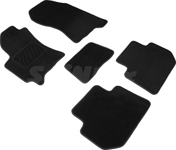 Коврики в салон для Subaru Tribeca I (B9) "Lux" ворс, черный