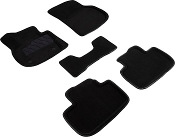 Коврики в салон для BMW X4 II (G02) "3D" ворс, черный