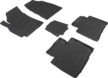 Коврики в салон для Geely Emgrand X7 I "Высокий борт" резина, черный 85845