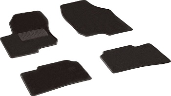 Коврики в салон для KIA Magentis II "Lux" ворс, черный