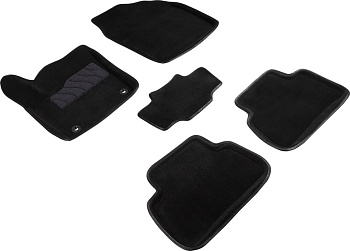 Коврики в салон для Toyota C-HR I (Рестайлинг) "3D", ворсчерные