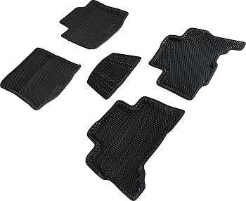 Коврики в салон Eva "3D" для Toyota Land Cruiser Prado 150 Series "Ромб" ЭВА, черный