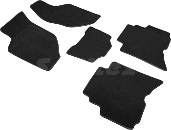 Коврики в салон для Great Wall Hover H5 "Lux" ворс, черный