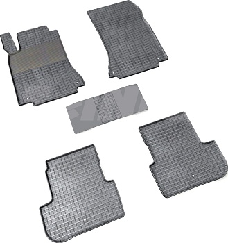 Коврики в салон для Infiniti Q30 "Сетка" резина, черный